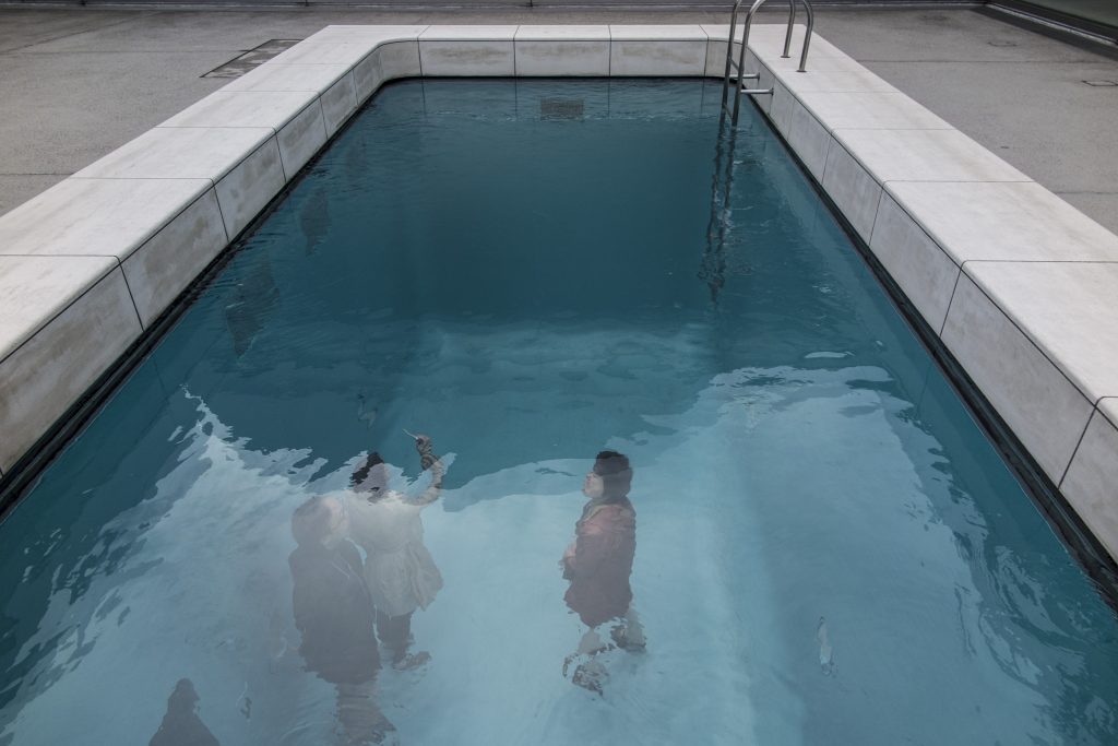 Museo d'arte contemporanea a Kanazawa_piscina finta.